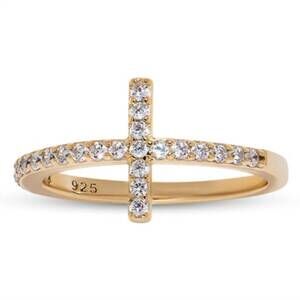 NEW STARLETTE women's angela ring in gold